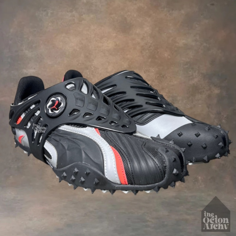 Size 10 A$AP Rocky x Puma Mostro Gabbia Leather 'Black/Silver' 404448-01 New